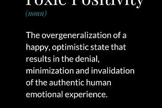 Toxic Positivity and Supression of Emotions in times of Covid-19