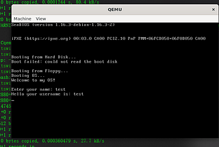 Building an OS from Scratch (Day 2: Reading Files from Disk and Accepting User Input.)