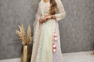 Buy Designer Embroided Lehenga Online in India — Modern Sahiba