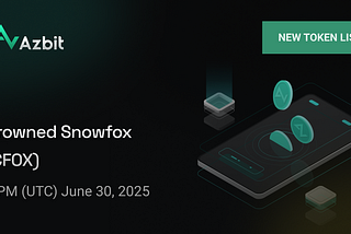 Listing Alert: Crowned Snowfox (CFOX)