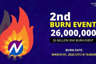 Round 2 — March 2022 $NX Token Burn Event  — Nxtech Network