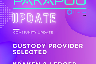 Pakapoo selected trusted Crypto Custody Partner