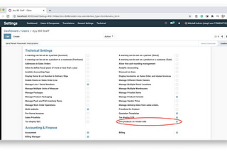 Eksplorasi Technical Settings (Use products on vendor bills) pada Odoo 12