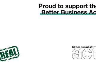 Committed to fight for #BetterBusiness