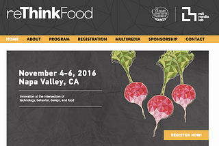 Moley Robotics Founder and CEO to present at the annual ReThink Food Conference in Napa Valley, CA