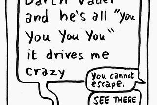 Oh Darth Vader.