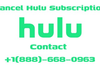 How to Cancel Hulu Subscription