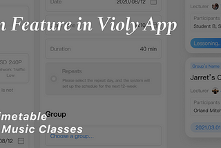 Classroom Feature in Violy App