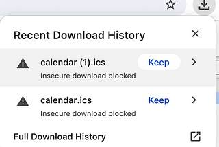 How to get around “Insecure download Blocked” in Selenium WebDriver