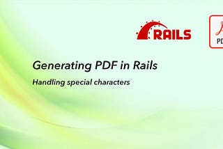 Generating PDF in Rails — Handling special characters