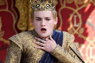 Game of thrones character, King Joffrey