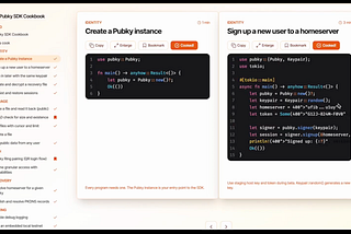 Cooky: A Developer-Friendly Cookbook for Pubky SDK Recipes