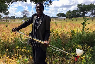 Spraying Crops in Zambia