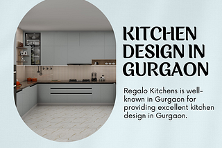 Kitchen Design in Gurgaon | Regalo Kitchens