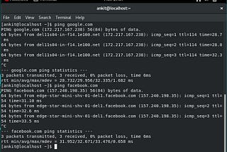 Task-13 : Creating a Setup so that we can ping google but not able to ping Facebook from the same…