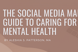 The Social Media Manager’s Guide to Caring for Mental Health