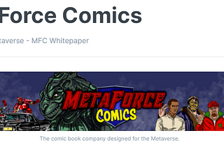 MetaForce Comics in 2022