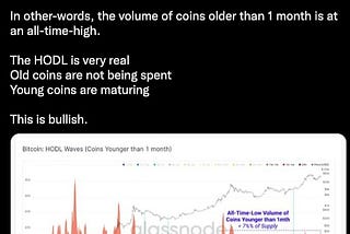 Bitcoin trading volume with a history of more than 1 month is at an all-time high, which is a…