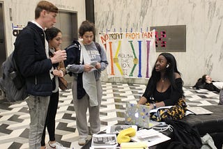 IEC Occupies Bobst to Protest NYU Dining Services