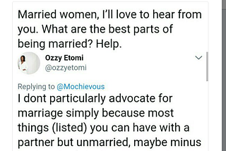 Single Women Should Not Get Married — Married Woman
