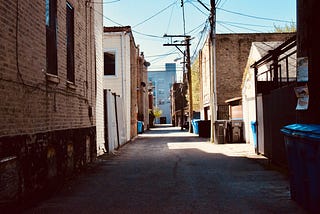 These are alleyways between