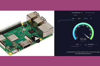 Raspberry Pi automated internet speed monitor