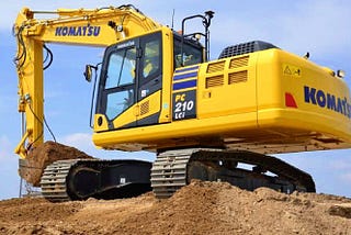 máy xúc komatsu