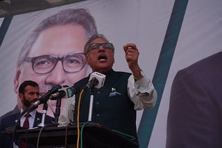 President of Pakistan, Dr. Arif Alvi, speaking at the Entry test ceremony of PIAIC in Islamabad
