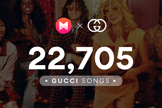 22,705 Gucci songs, a new fashion line by Gucci celebrating the power of music, powered by…