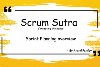Sprint Planning — a 3-min overview