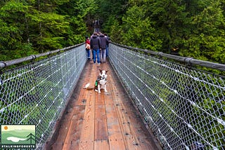 Capilano Suspension Bridge Park in Vancouver, Canada