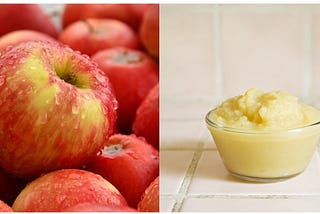 Eat Whole Foods — Apples, not Apple Puree or Apple Juice