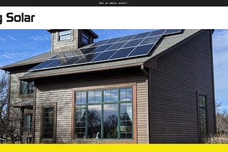 King Solar home page