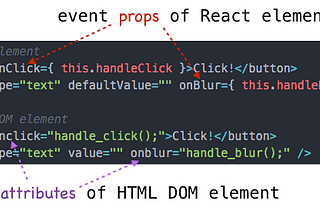 Recap on React Events