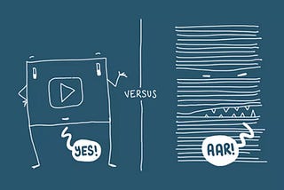 Why I Still Like Text-Based Static Content over Video-based Content?