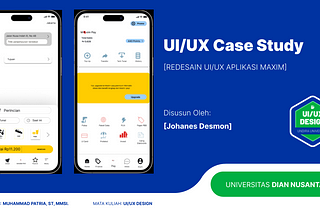 Redesain UI/UX Aplikasi MAXIM