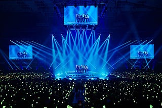 The stunning effect of high-definition LED display on the stage