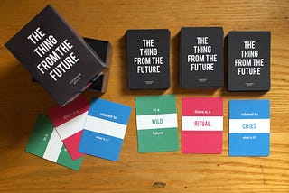 Speculative design: carte e giochi per speculare sul futuro