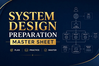 System Design Preparation Master Sheet