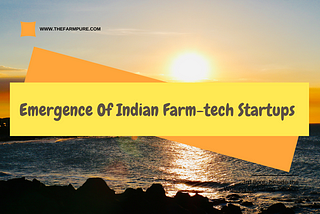 Emergence Of Indian Farm-tech Startups