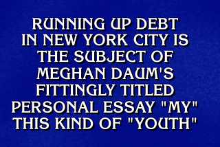 I Was A Clue On Jeopardy