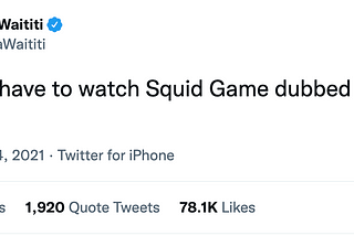 Don’t watch Squid Game dubbed in English