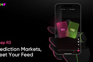 Beep R3: Prediction Markets, Meet Your Feed