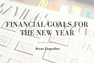 Financial Goals for the New Year