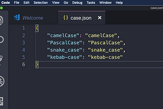 Case Styles in development: Camel, Pascal, Snake, and Kebab Case
