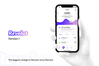 Revolut assignment UX study (version 1)