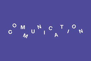 Scattered letters of the word “Communication”.