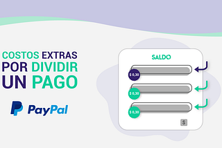 Costos extras al dividir un envío de dinero de PayPal