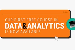 Our first free course to get started in data & analytics is now available 🚀