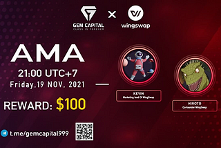 Recap AMA Gem Capital x Wingswap